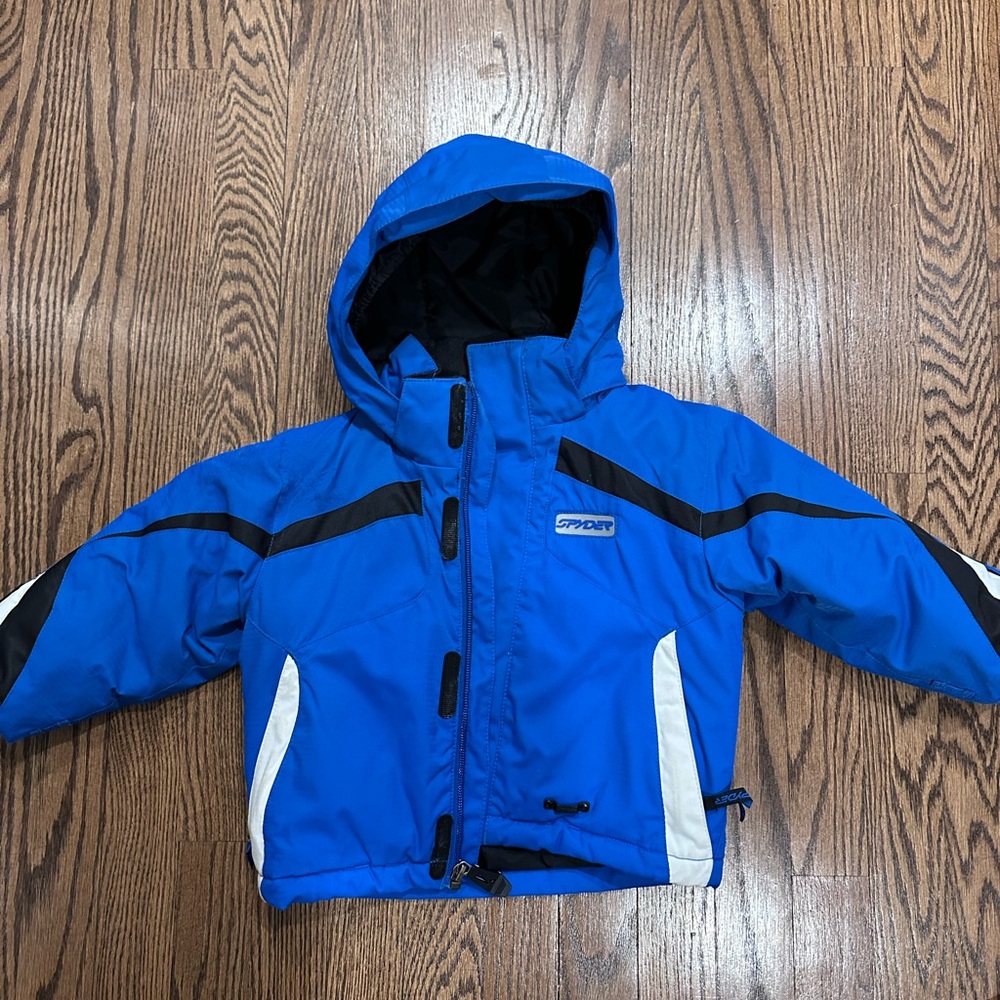 Spyder Blue and Black Winter Jacket